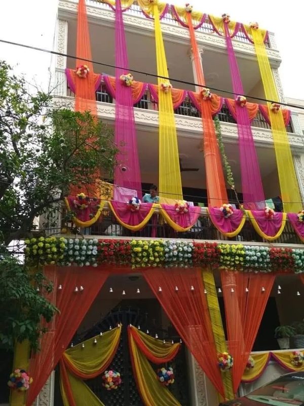 Net Flower Decor