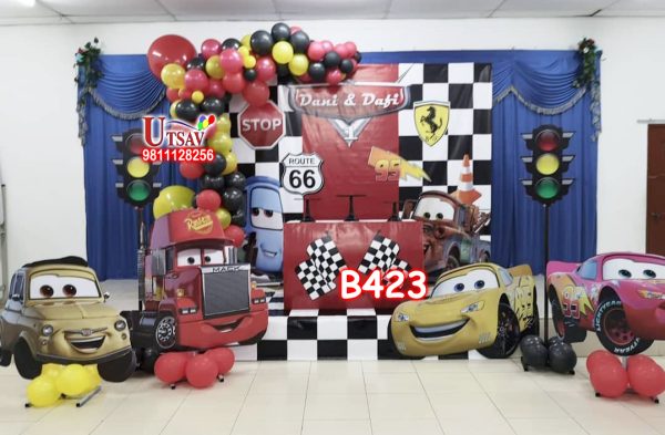 Lightning Mcqueen Theme Decoration