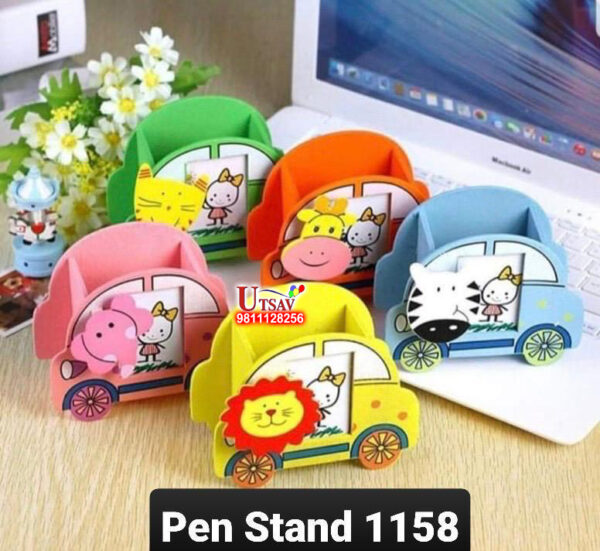 Wooden Pen Stand