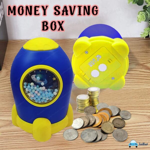 Fun Blast - Space Piggy Bank with Number Code Lock