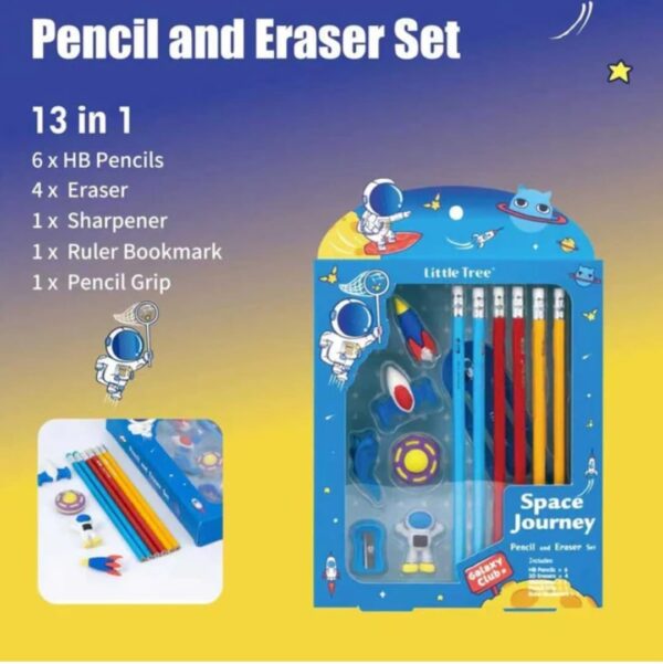 Pencil and Eraser Set - Image 3