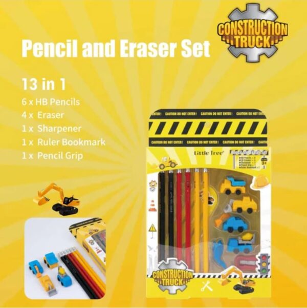 Pencil and Eraser Set - Image 2