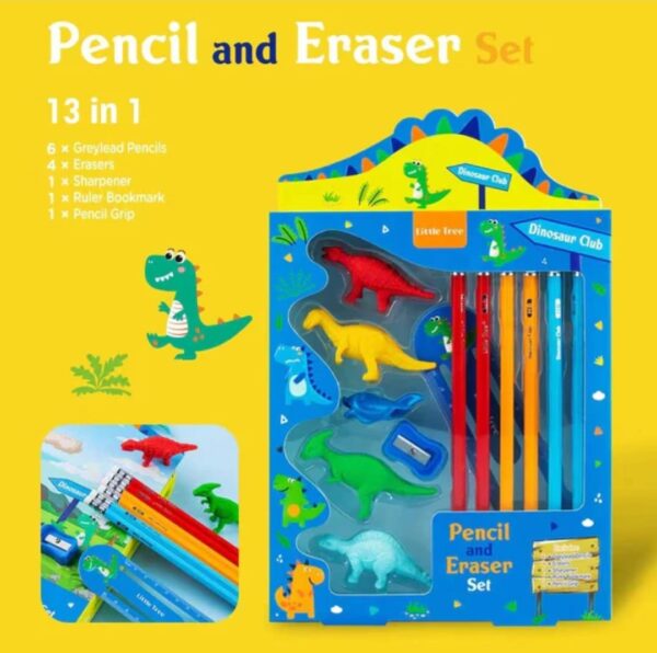 Pencil and Eraser Set