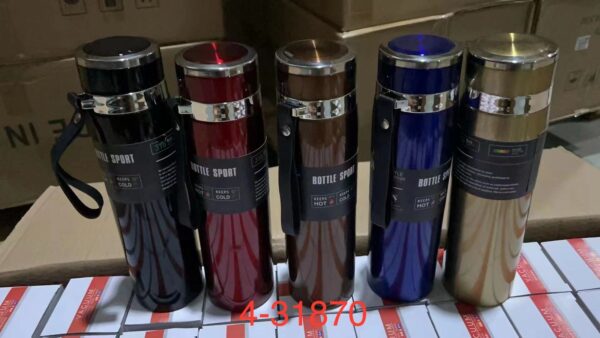Multicolor 100 Percent Copper and Lightweight Bottle