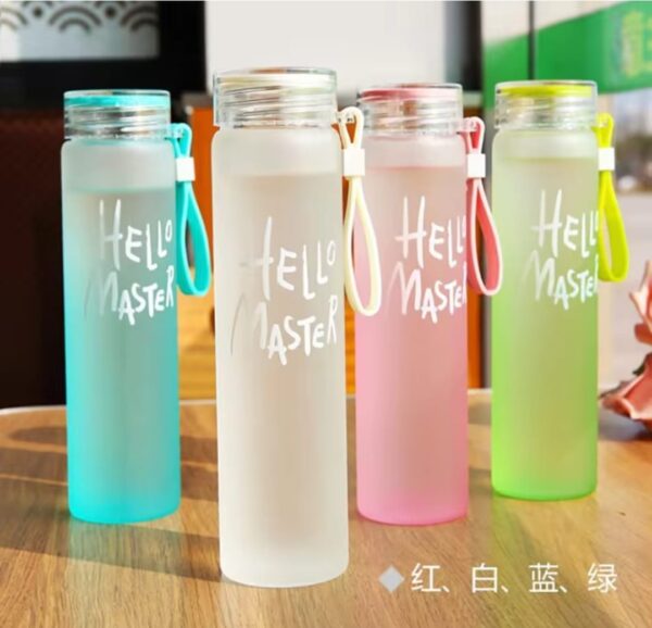 Glass Water Bottle