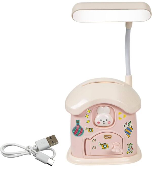 Multi-Purpose Lamp with Piggy Bank