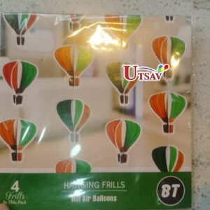 Tri-Color Hanging Frills