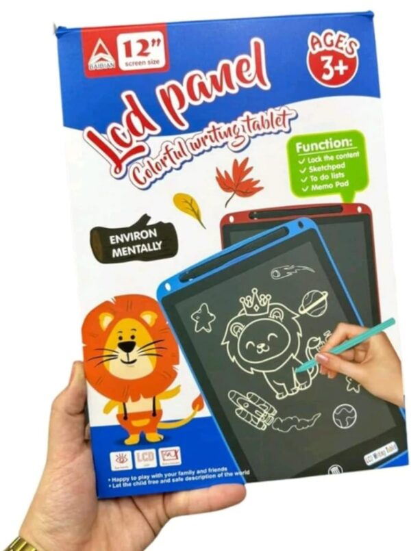12" LCD Panel Colorful Writing Tablet
