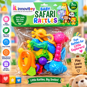 BABY SAFARI RATTLES