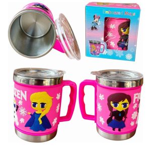 EMBOSSED STEEL CUP
